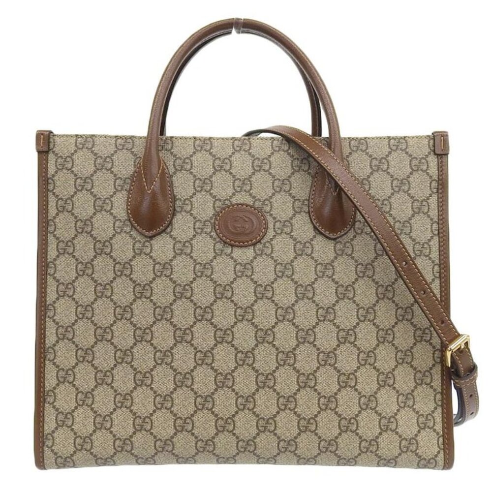 Gucci GG Supreme Small Tote Bag 2way